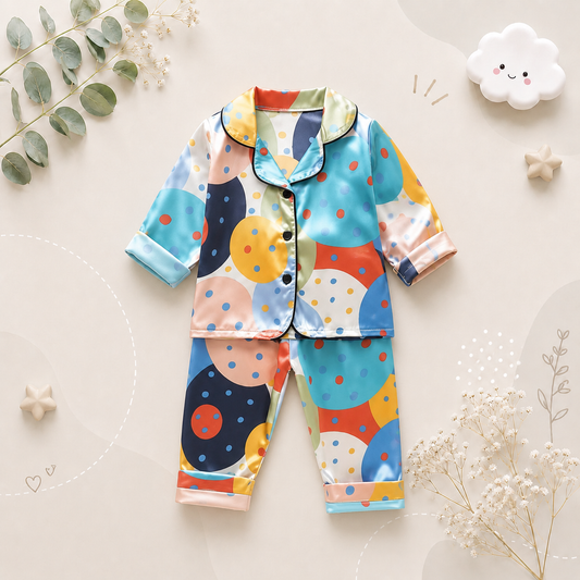 The Jodie - Baby Unisex Cute Print Pajamas Set - Colourful Print