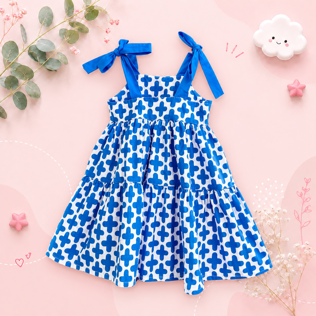 The Luna - Baby Girl Summer Suspender Sleeveless Dress