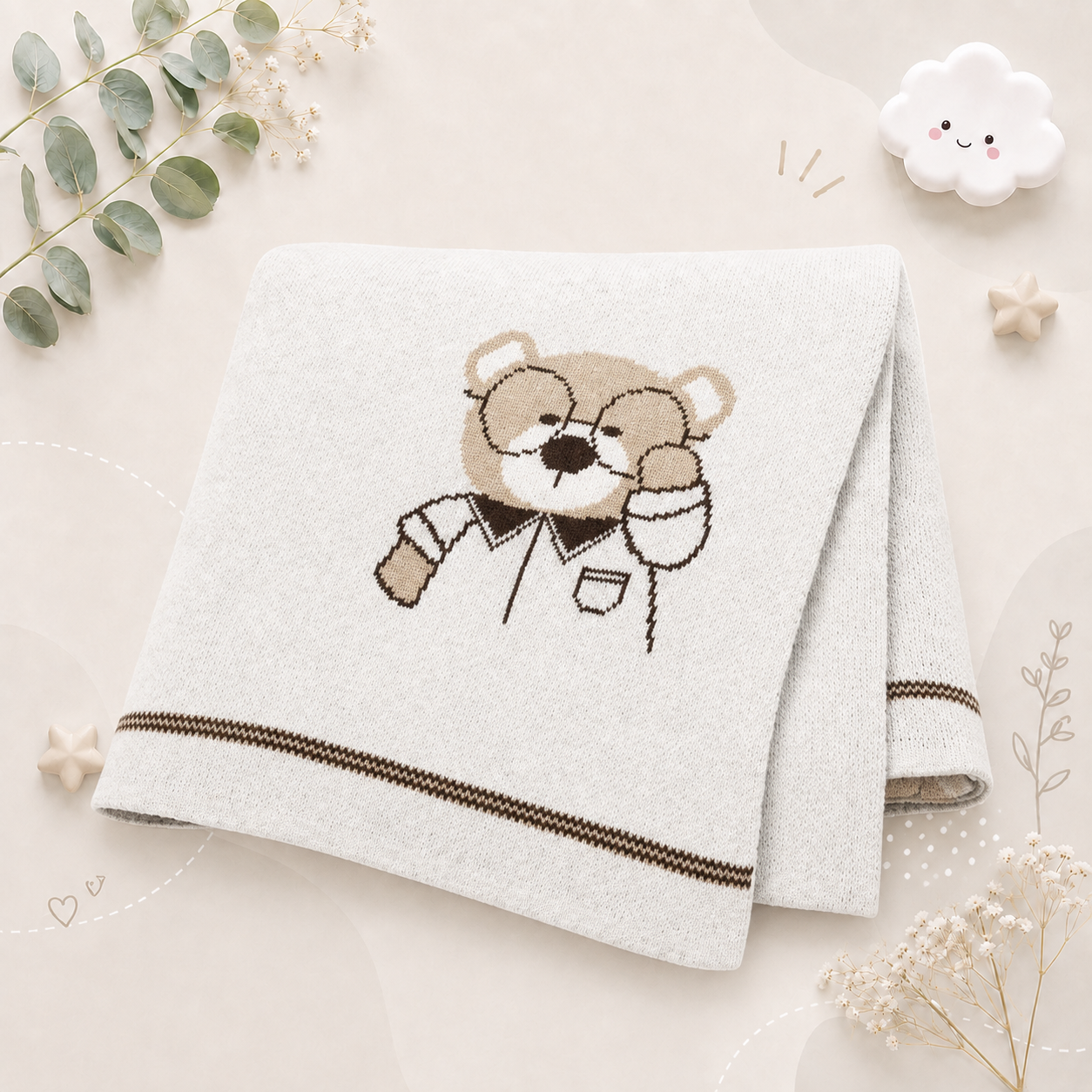 The Chozen - Baby 100x80cm Unisex Ultra-Soft Blanket for Newborn