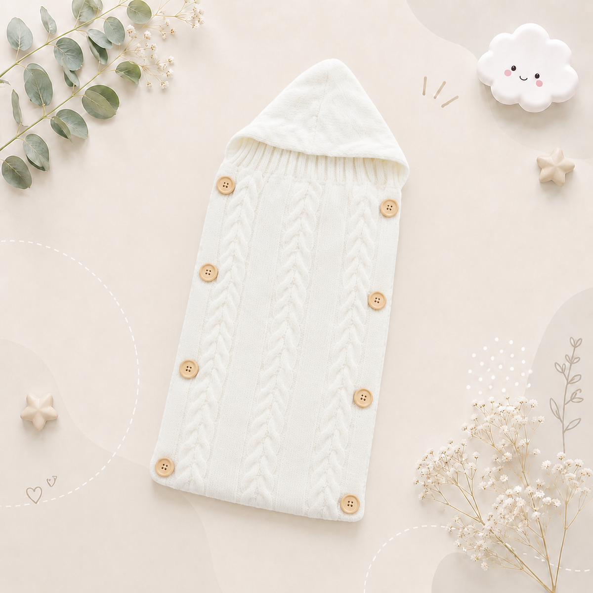The Phoenix - Baby Unisex Knitted Sleeping Bags
