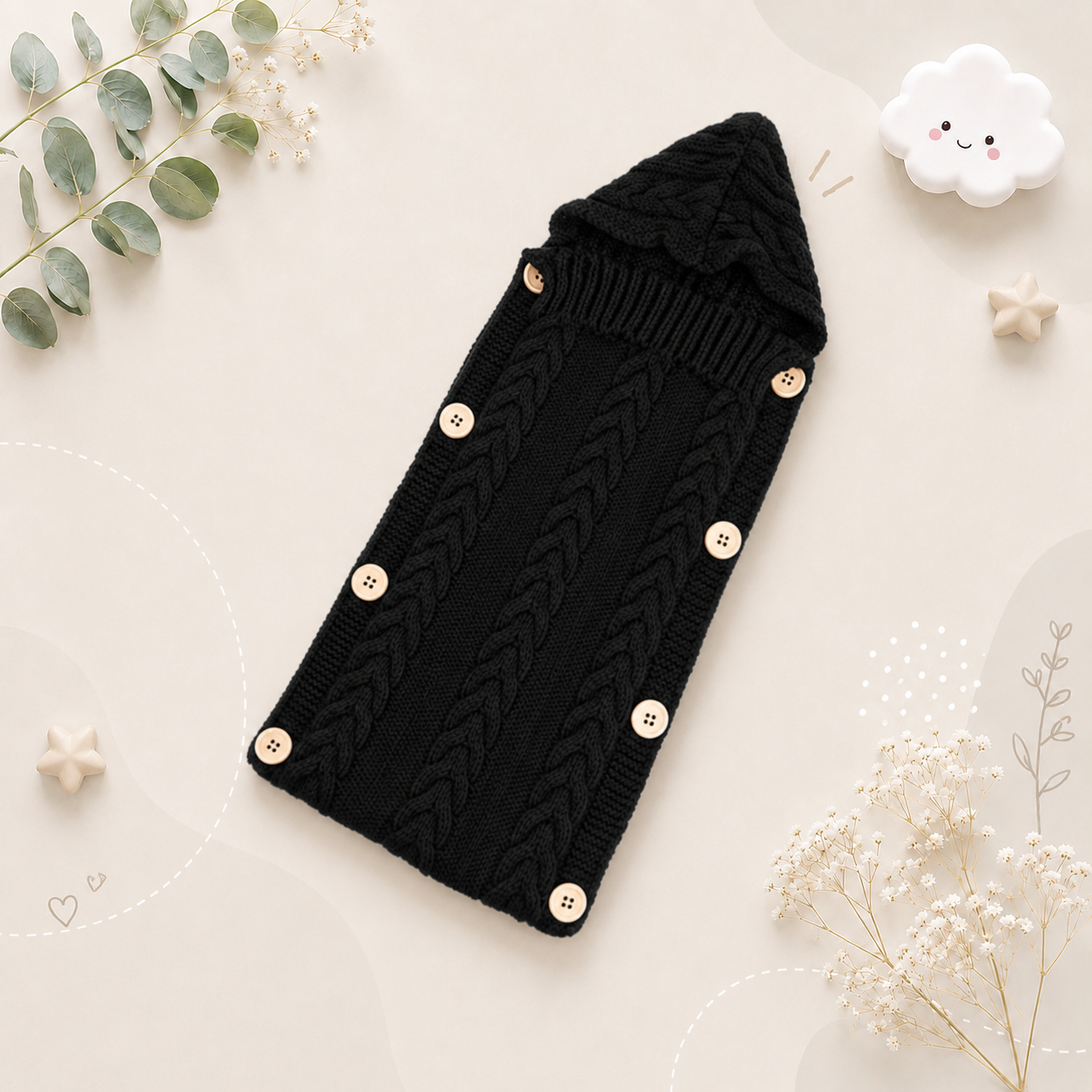 The Phoenix - Baby Unisex Knitted Sleeping Bags