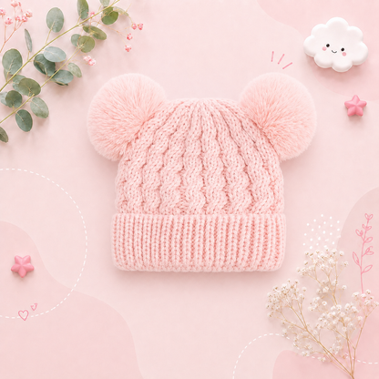 The Miller - Baby Unisex Knitted Solid Colour Beanie