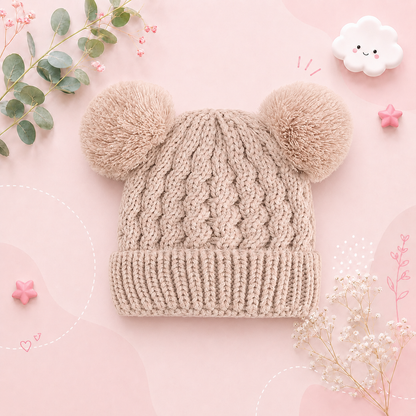 The Miller - Baby Unisex Knitted Solid Colour Beanie