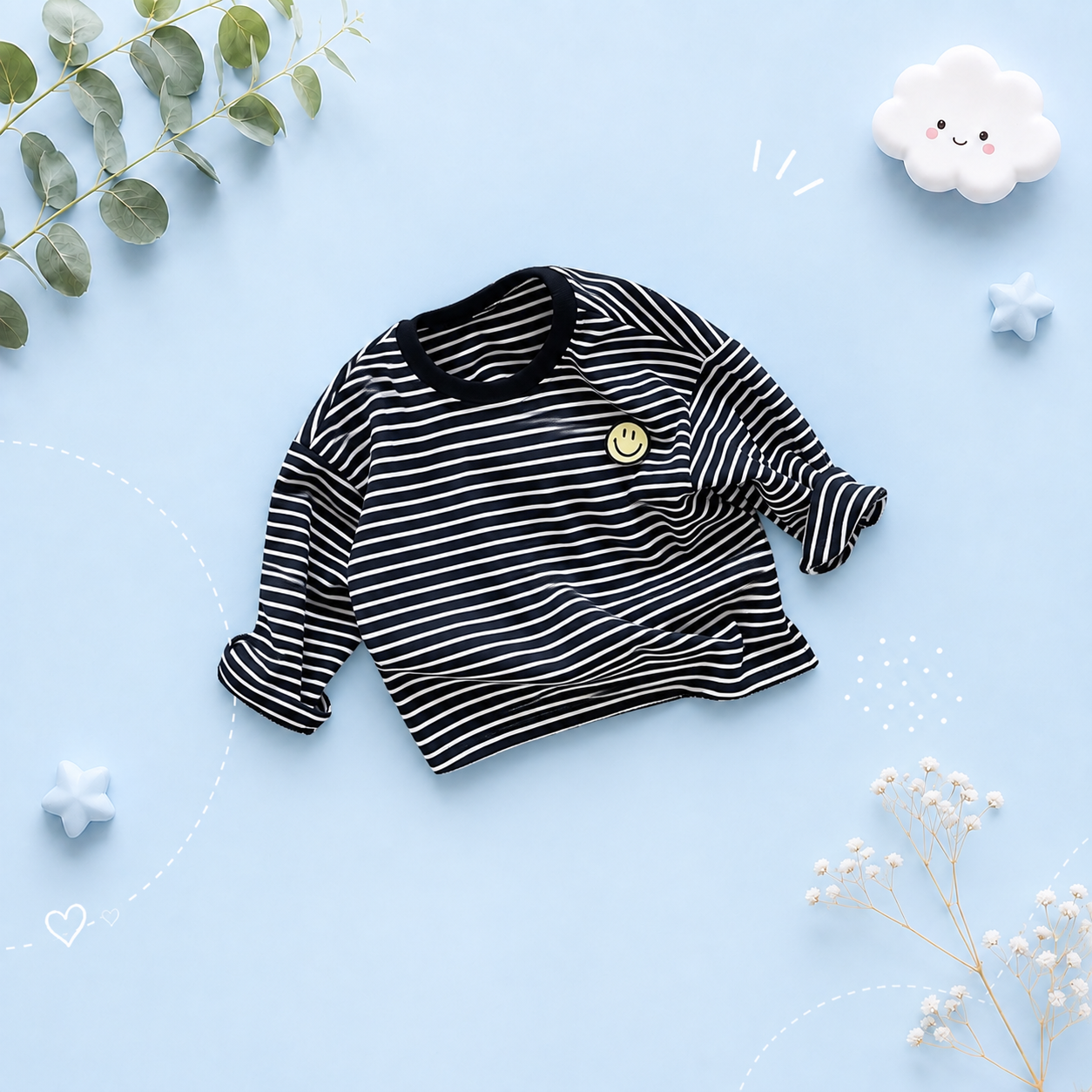 The Finn - Baby Unisex O-Neck Pullover Long Sleeved T-shirt