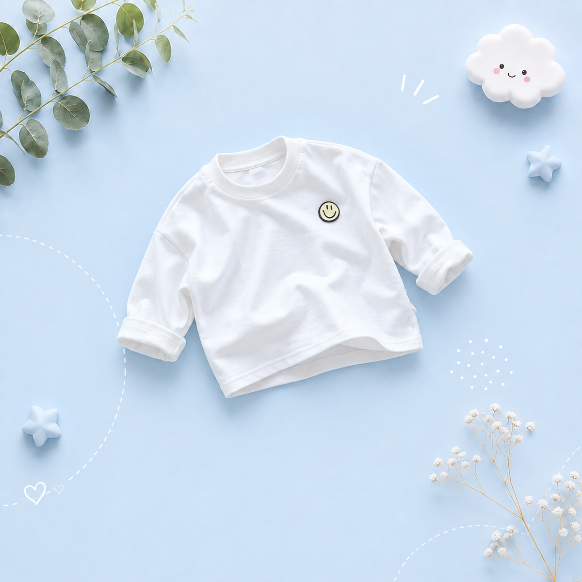 The Finn - Baby Unisex O-Neck Pullover Long Sleeved T-shirt