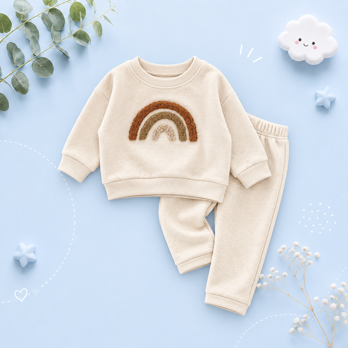 The Gabriel - Baby Unisex Casual Tops Sweater + Loose Trouser