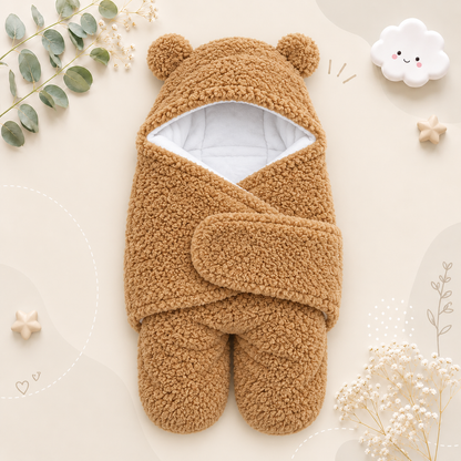 The Bailey - Baby Winter Fleece Romper Super Soft Swaddle Blankets