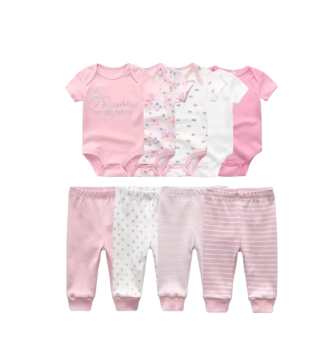 🎉BUNDLE DEAL! Enjoy the Everyday Romper Set + FREE 6‑Pair Socks Bonus!✨