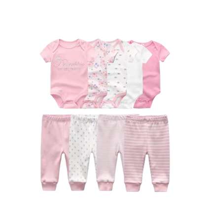 🎉BUNDLE DEAL! Enjoy the Everyday Romper Set + FREE 6‑Pair Socks Bonus!✨