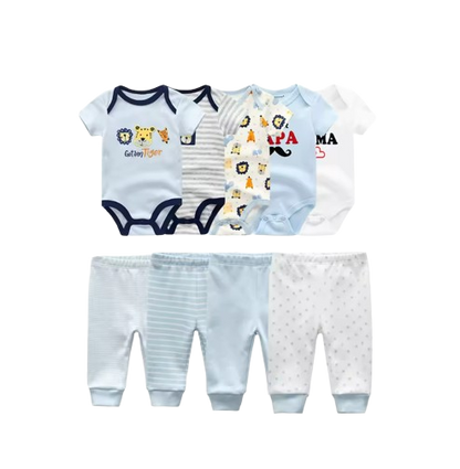 🎉BUNDLE DEAL! Enjoy the Everyday Romper Set + FREE 6‑Pair Socks Bonus!✨