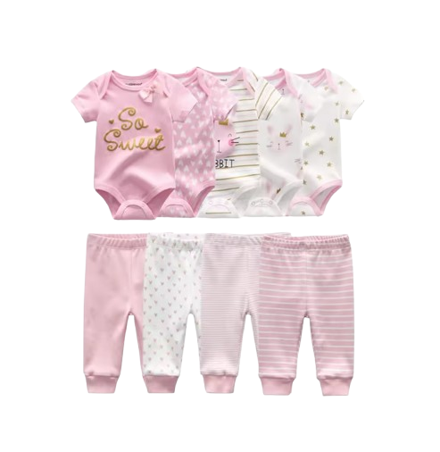 🎉BUNDLE DEAL! Enjoy the Everyday Romper Set + FREE 6‑Pair Socks Bonus!✨