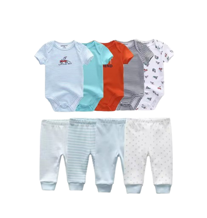 🎉BUNDLE DEAL! Enjoy the Everyday Romper Set + FREE 6‑Pair Socks Bonus!✨