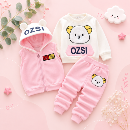 The Zahir - Baby Unisex Winter Tracksuit Set, Warm Unisex Infant Outfit