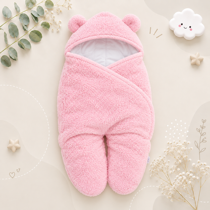The Bailey - Baby Winter Fleece Romper Super Soft Swaddle Blankets