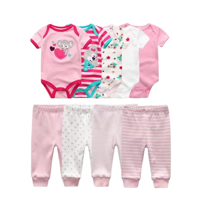 🎉BUNDLE DEAL! Enjoy the Everyday Romper Set + FREE 6‑Pair Socks Bonus!✨
