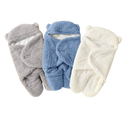 The Bailey - Baby Winter Fleece Romper Super Soft Swaddle Blankets