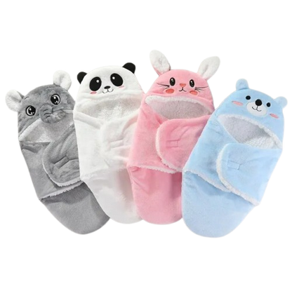 The Dylan - Baby Sleeping Bag Warm Flannel Cocoon - Newborn Autumn Winter Swaddle Wrap