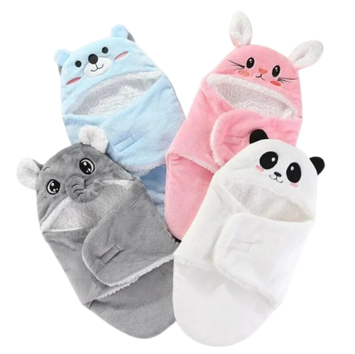 The Dylan - Baby Sleeping Bag Warm Flannel Cocoon – Newborn Autumn Winter Swaddle Wrap
