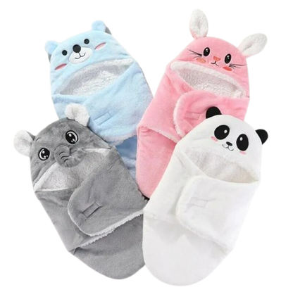 The Dylan - Baby Sleeping Bag Warm Flannel Cocoon - Newborn Autumn Winter Swaddle Wrap