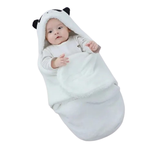 The Dylan - Baby Sleeping Bag Warm Flannel Cocoon - Newborn Autumn Winter Swaddle Wrap