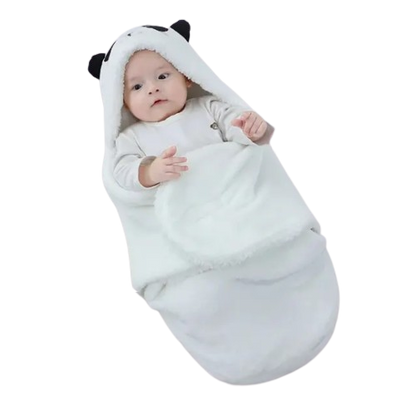 The Dylan - Baby Sleeping Bag Warm Flannel Cocoon - Newborn Autumn Winter Swaddle Wrap
