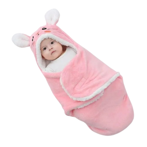 The Dylan - Baby Sleeping Bag Warm Flannel Cocoon - Newborn Autumn Winter Swaddle Wrap