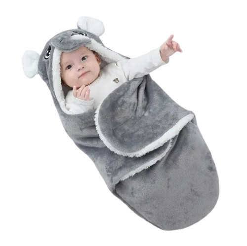 The Dylan - Baby Sleeping Bag Warm Flannel Cocoon – Newborn Autumn Winter Swaddle Wrap