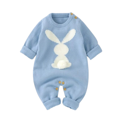 The Alex - Cute Rabbit Knitted Baby Rompers