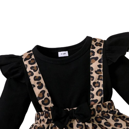 The Cedar - Leopard Onesie Dress