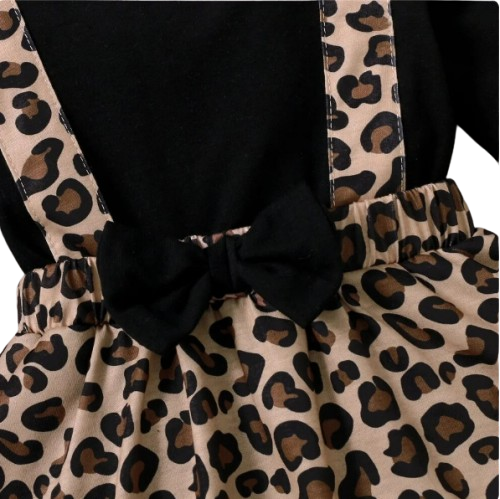 The Cedar - Leopard Onesie Dress