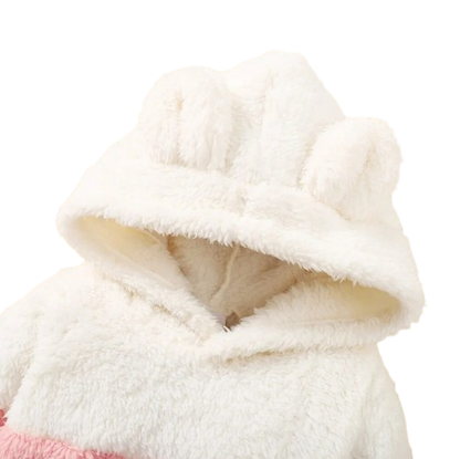 The Haven - Baby Girl Fluffy Hoodie and Pants Set 2PCS Warm Autumn Winter Outfit