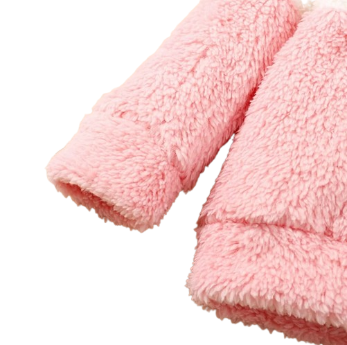 The Haven - Baby Girl Fluffy Hoodie and Pants Set 2PCS Warm Autumn Winter Outfit