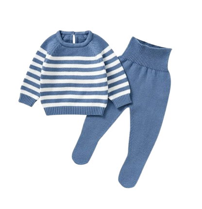 The Matthew - Newborn Baby Knit Sweater and Leggings Set Warm Autumn Winter Wear