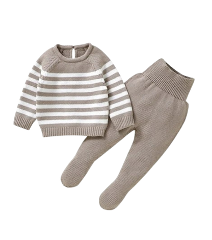 The Matthew - Newborn Baby Knit Sweater and Leggings Set Warm Autumn Winter Wear