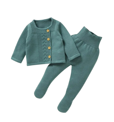 The Matthew - Newborn Baby Knit Sweater and Leggings Set Warm Autumn Winter Wear