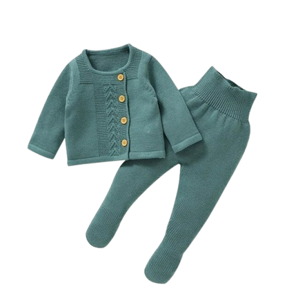 The Matthew - Newborn Baby Knit Sweater and Leggings Set Warm Autumn Winter Wear