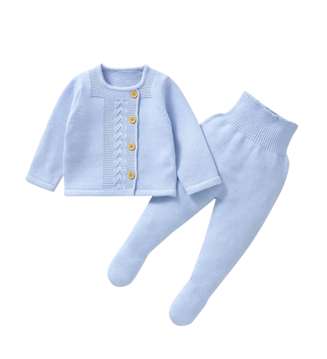 The Matthew - Newborn Baby Knit Sweater and Leggings Set Warm Autumn Winter Wear