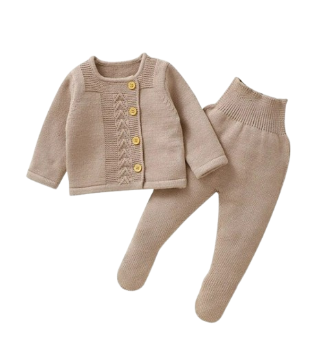 The Matthew - Newborn Baby Knit Sweater and Leggings Set Warm Autumn Winter Wear