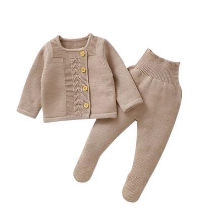 The Matthew - Newborn Baby Knit Sweater and Leggings Set Warm Autumn Winter Wear