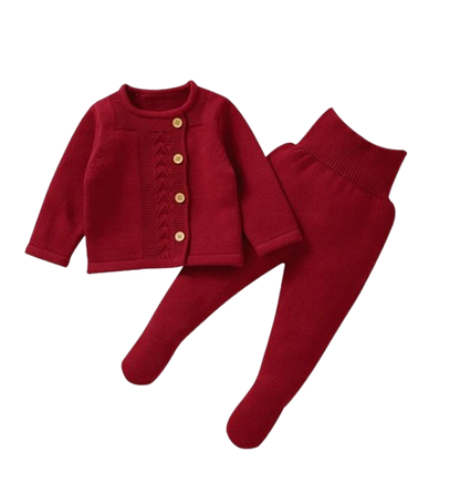 The Matthew - Newborn Baby Knit Sweater and Leggings Set Warm Autumn Winter Wear