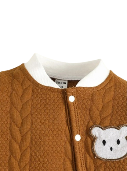 The Barry - Bear Knitted Long Sleeve Bodysuit