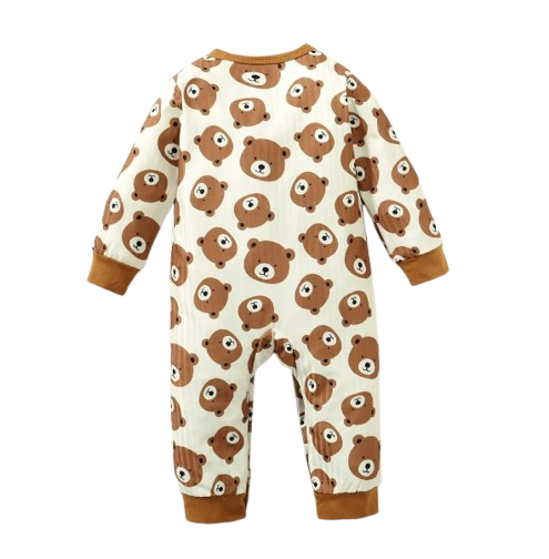 The Inigo - Bear Print Bodysuit