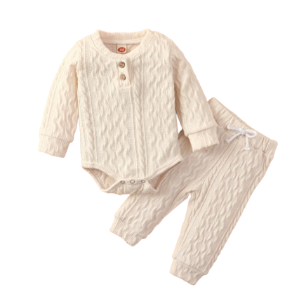 The Lennon - Newborn Solid Colour Long Sleeve + Pants