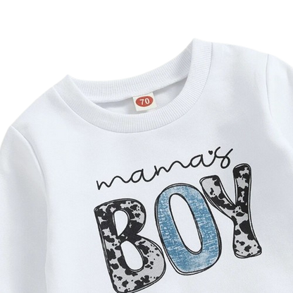 The Jerome - Mama/Daddy's Boy Long Sleeve Print + Pants