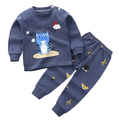 The Amiri - Unisex Cotton Cartoon Sweatshirt & Pants Set