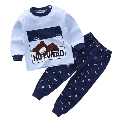 The Levi - Unisex Cotton Cartoon Sweatshirt & Pants Set