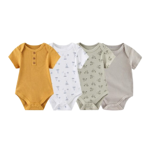 The Avery - 4pcs Unisex Rompers/ Onesies - Random Print Set