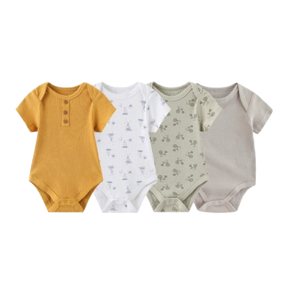The Avery - 4pcs Unisex Rompers/ Onesies - Random Print Set