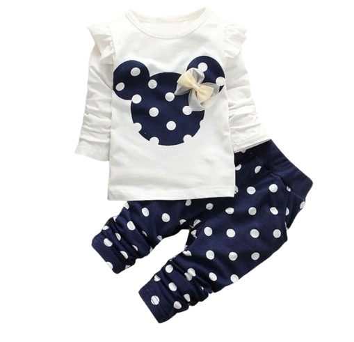 The Emma - 2pcs Mouse Print Winter Sweater + Pants