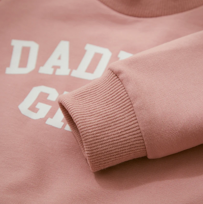 The Sydney - Baby Girl Daddy's Girl Print Sweatshirt + Pants